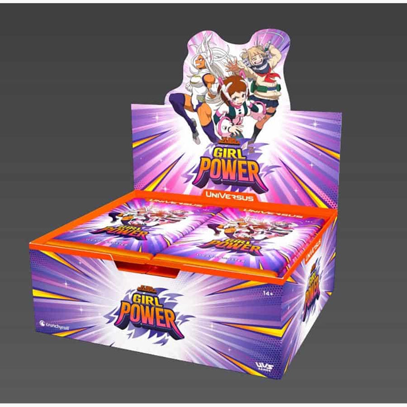 Universus CCG: My Hero Academia series 7: Girl Power Booster Display