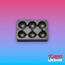 Turbo Dork Small Black Silicone Dry Palette