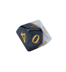 10d10 Dice Set: Halfsies Dice - 'Yin Yang'