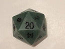 Gemstone Dice: Giant D20 - Green Aventurine