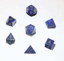 Gemstone Dice: Lapis - 7pc Set (16mm)