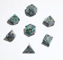 Gemstone Dice: Ruby Josite - 7pc Set (16mm)