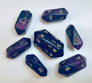 Crystal Dice: Oblivion Purple - 7pc RPG Set