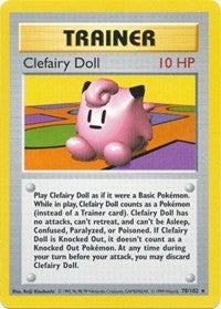 Clefairy Doll [Base Set (Shadowless)]