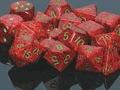 Picture of the Dice: Speckled Strawberry 7 Dice Set - CHX25304