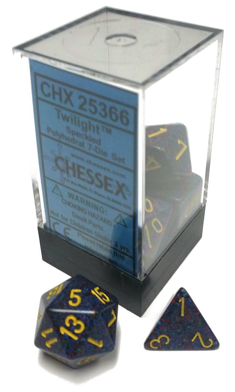 Picture of the Dice: Speckled Twilight 7 Dice Set - CHX25366