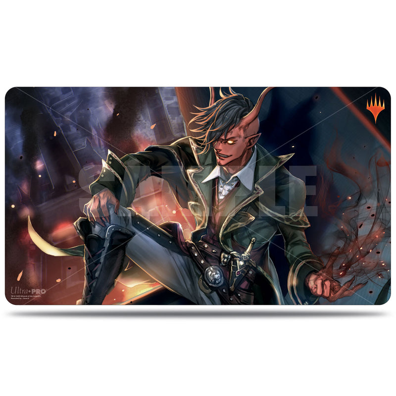 An image of the War of the Spark Alternate Art - Tibalt Playmat playmat