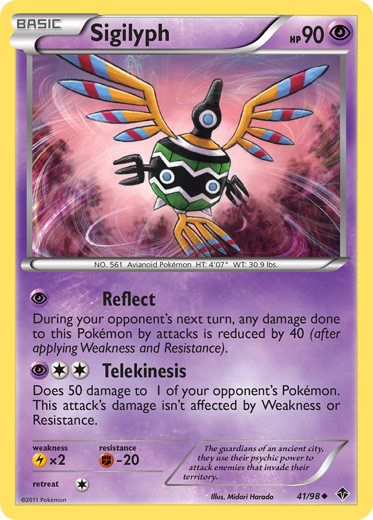 Sigilyph (41/98) [Black & White: Emerging Powers]