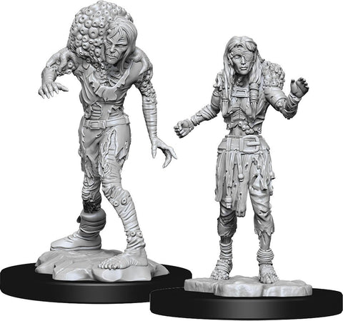 D&D Unpainted Minis: Drowned Assassin & Drowned Asetic
