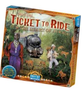 Picture of the Board Game: Ticket to Ride Map Collection: Volume 3 - The Heart of Africa