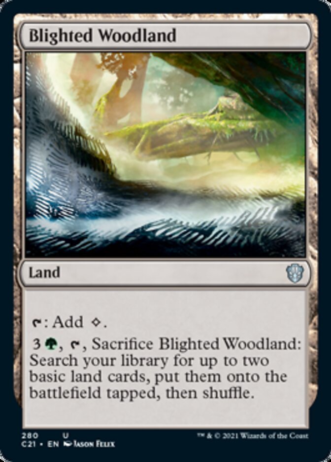 Blighted Woodland [Commander 2021]
