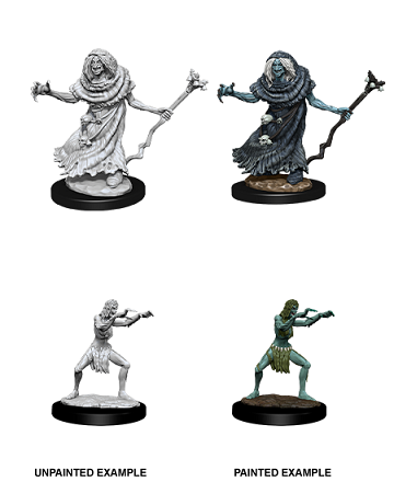 D&D Unpainted Minis: Sea Hag and Bheur Hag