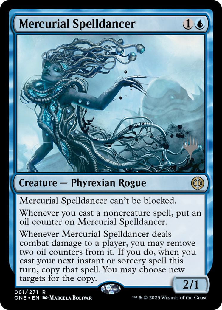 Mercurial Spelldancer (Promo Pack) [Phyrexia: All Will Be One Promos]