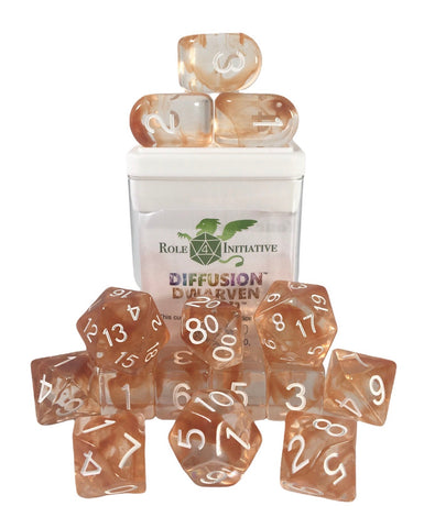 Dice Set (15) - Diffusion Dwarven Mead - arch'd4