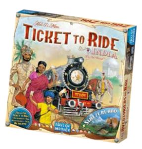 Picture of the Board Game: Ticket to Ride Map Collection: Volume 2 - India & Switzerland