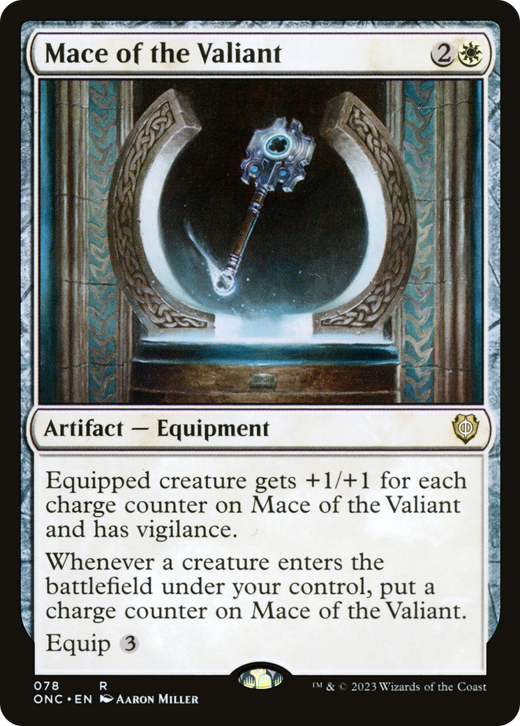 Mace of the Valiant [Phyrexia: All Will Be One Commander]