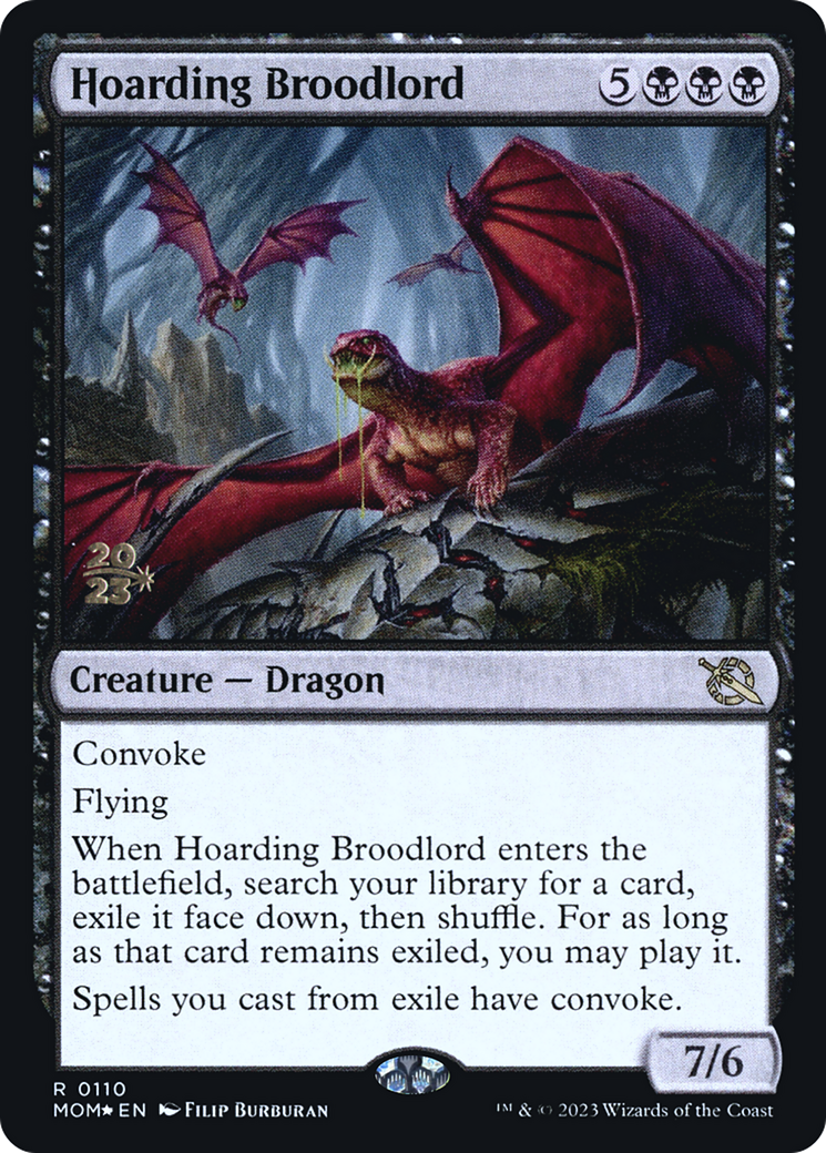 Hoarding Broodlord [March of the Machine Prerelease Promos]