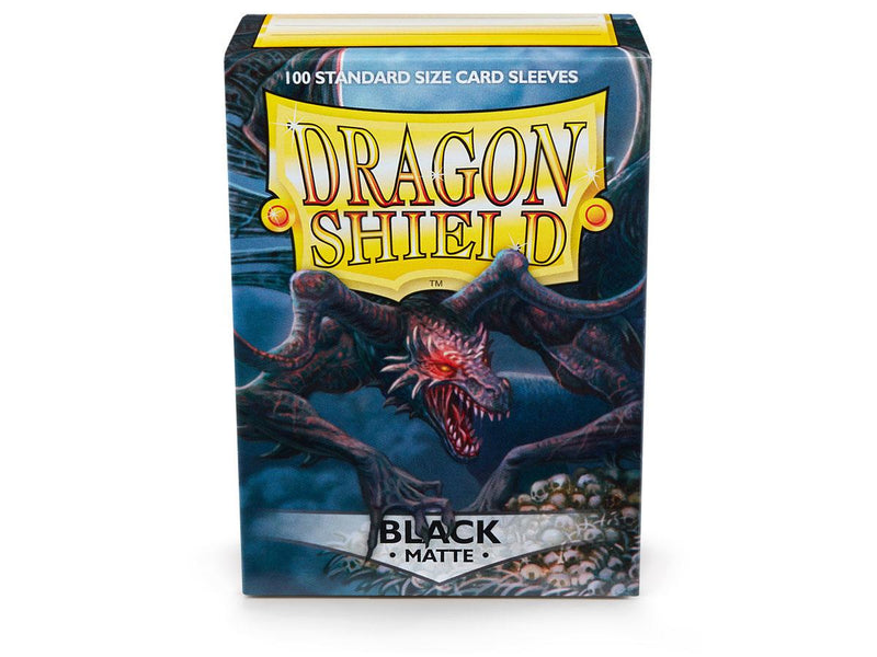Picture of the Card Sleeves: Dragon Shield Matte: Black (100)