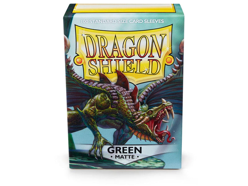Picture of the Card Sleeves: Dragon Shield Matte: Green (100)