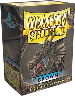 Picture of the Card Sleeves: Dragon Shield Classic: Brown (100)