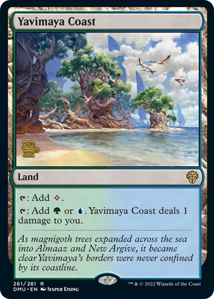 Yavimaya Coast [Dominaria United Prerelease Promos]