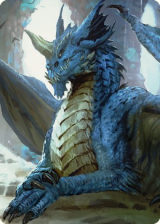 Young Blue Dragon Art Card [Commander Legends: Battle for Baldur's Gate Art Series]