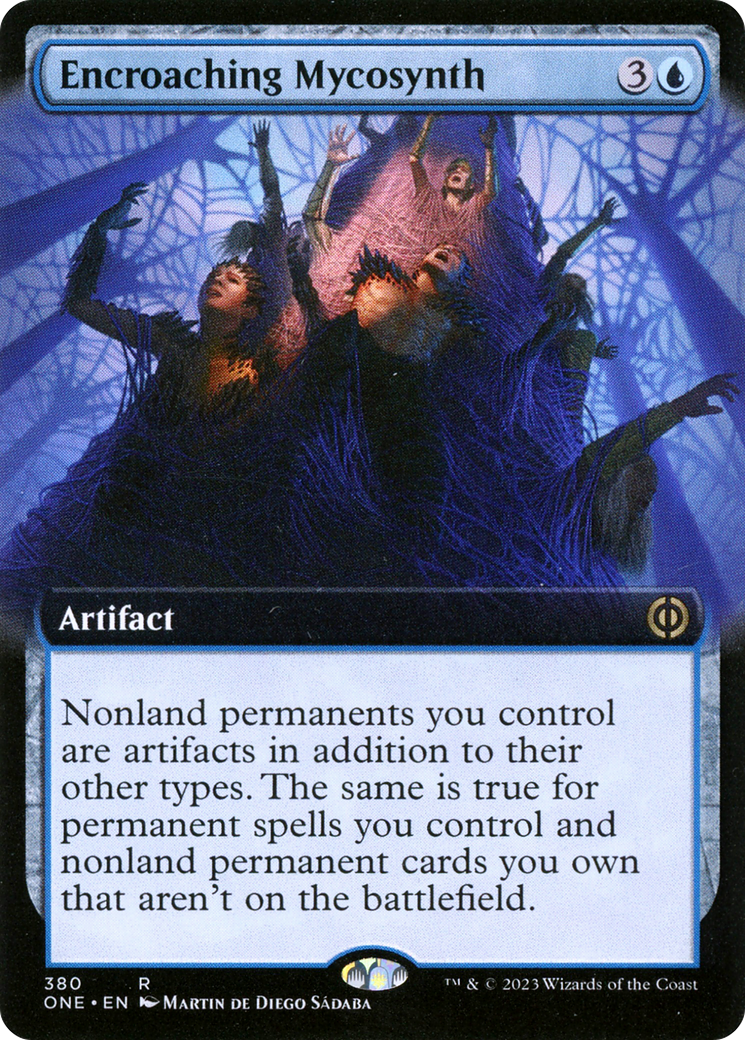 Encroaching Mycosynth (Extended Art) [Phyrexia: All Will Be One]