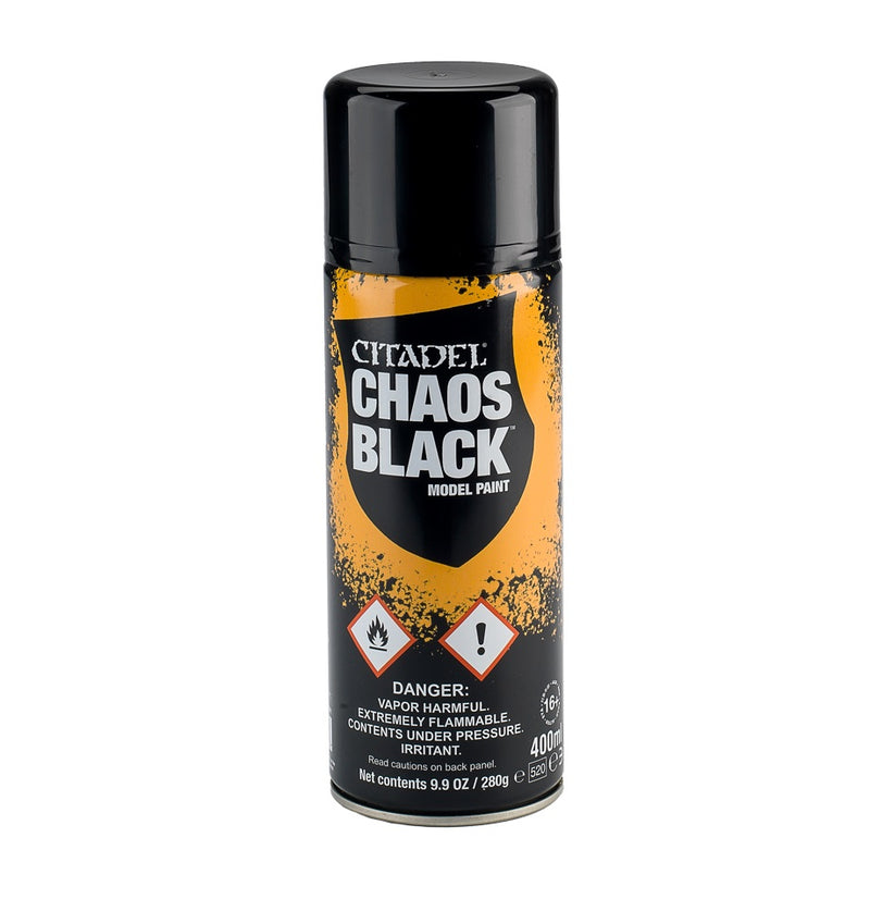 Citadel - Primer Spray: Chaos Black (400ml)