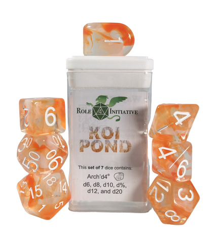 Dice Set (7) - Diffusion Koi Pond - arch'd4
