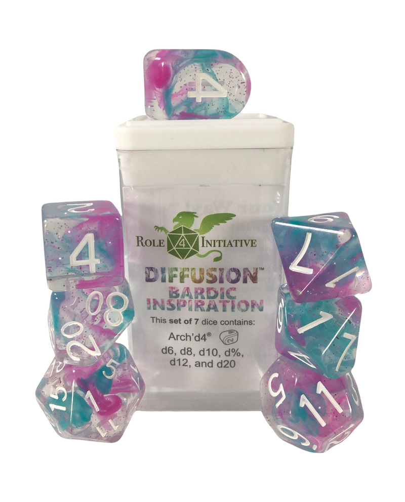 Dice Set (7) - Diffusion Bardic Inspiration w/ Arch'd4