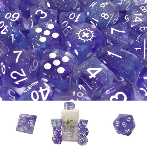 Dice Set (7) - Diffusion Clerics Divinity w/ Arch'd4 and Symbols