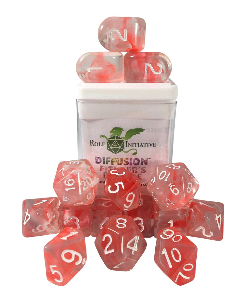 Dice Set (15) - Diffusion Fighters Resolve w/ Arch'd4