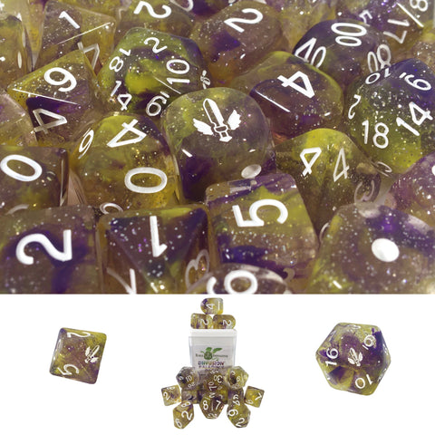 Dice Set (15) - Diffusion Paladins Oath w/ Arch'd4 and Symbols