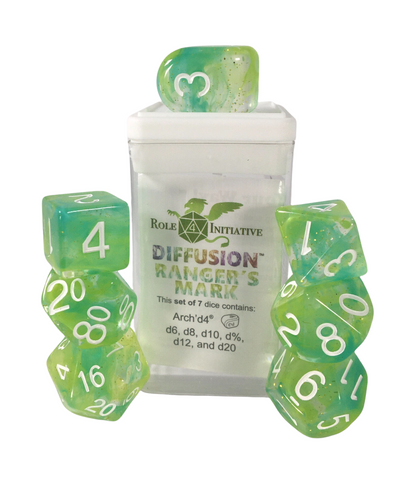 Dice Set (7) - Diffusion Rangers Mark w/ Arch'd4