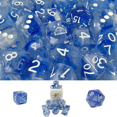 Dice Set (15) - Diffusion Wizards Arcana w/ Arch'd4 and Symbols