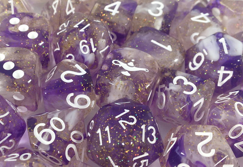 Dice Set (15) - Diffusion Djinnis Wish w/ Arch'd4 and Symbols