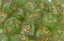 Dice Set (7) - Gilded Griffin w/ Arch'd4 and Symbols