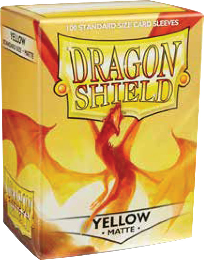 Picture of the Card Sleeves: Dragon Shield Matte: Yellow (100)