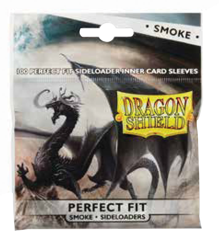 Picture of the Card Sleeves: Dragon Shield Perfect Fit Side Load (100) Pack - Smoke
