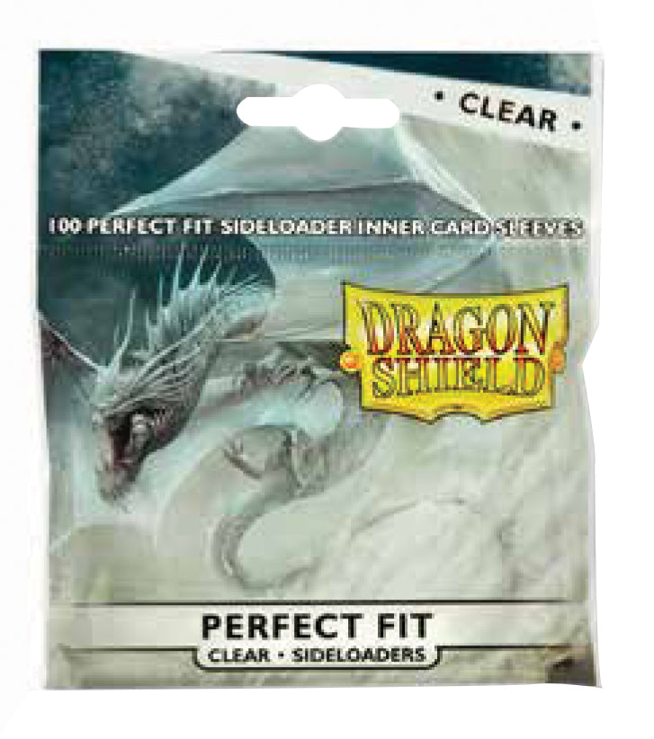 Picture of the Card Sleeves: Dragon Shield Perfect Fit Side Load (100) Pack - Clear