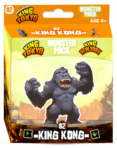 Picture of the Board Game: King Of Tokyo: King Kong Monster Pack - Second Edition (2E)