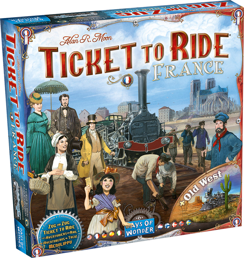 Picture of the Board Game: Ticket to Ride: Map Collection Volume 6 - France & Old West