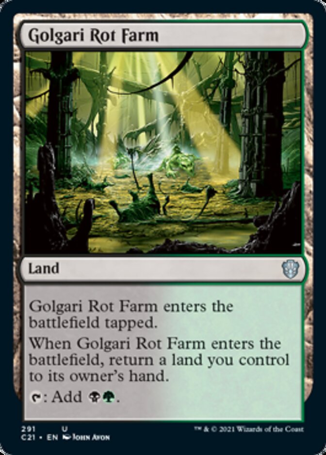 Golgari Rot Farm [Commander 2021]