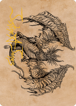 Ganax, Astral Hunter Art Card (Gold-Stamped Signature) [Commander Legends: Battle for Baldur's Gate Art Series]