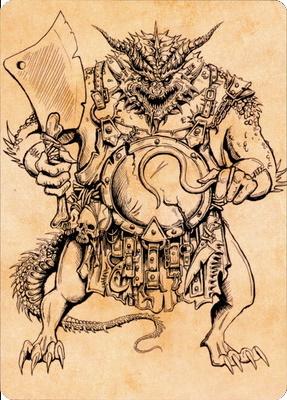 Thrakkus the Butcher Art Card [Commander Legends: Battle for Baldur's Gate Art Series]