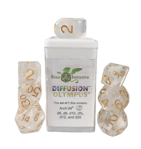 Dice Set (7) - Diffusion Olympus w/ Arch'd4
