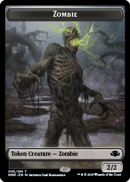 Zombie // Sheep Double-Sided Token [Dominaria Remastered Tokens]