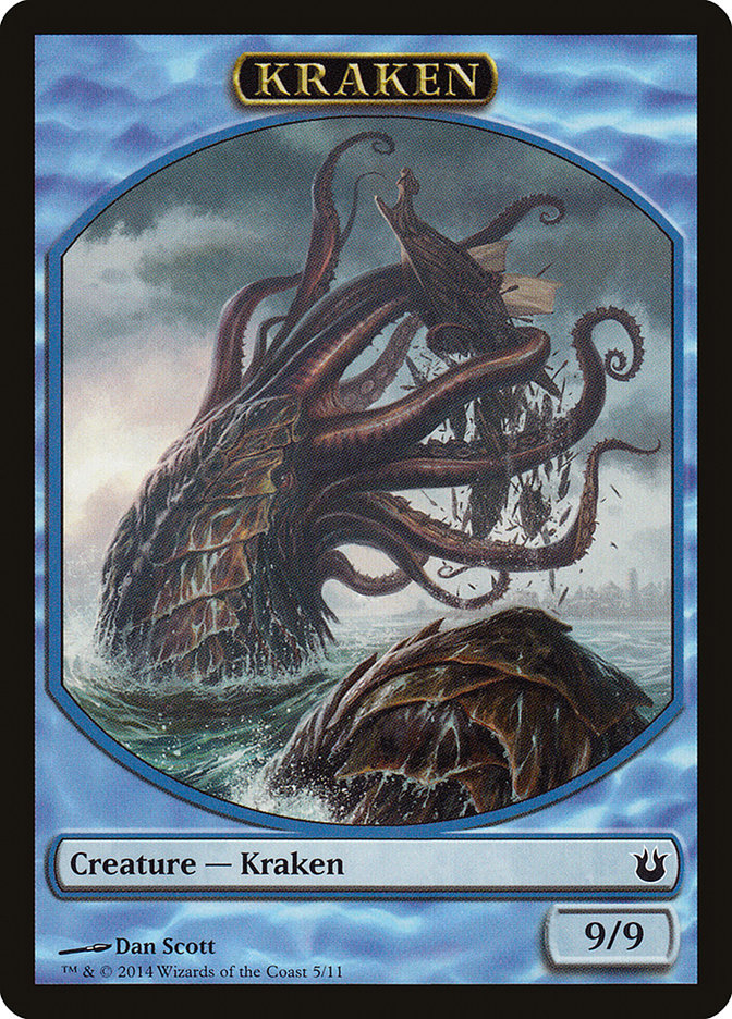Kraken Token [Born of the Gods Tokens]