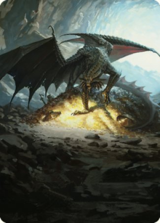 Ancient Copper Dragon Art Card (04) [Commander Legends: Battle for Baldur's Gate Art Series]