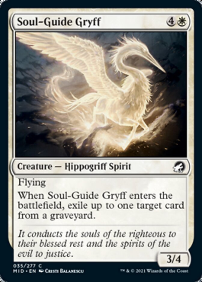 Soul-Guide Gryff [Innistrad: Midnight Hunt]